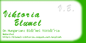 viktoria blumel business card